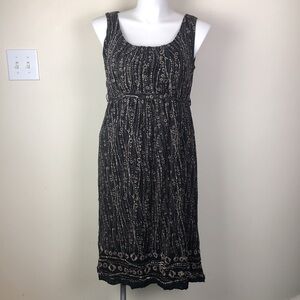 212 collection midi dress abstract print